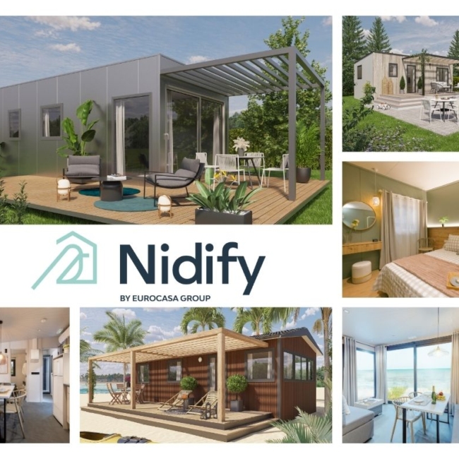 Nidify : exposant mobil homes au Salon Atlantica & Sett 2025